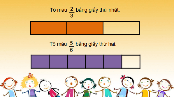 Giáo án điện tử Toán lớp 4 Bài 62: So sánh hai phân số khác mẫu số | PPT Toán lớp 4 Cánh diều