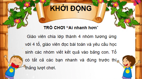 Giáo án điện tử Toán lớp 4 Bài 63: Luyện tập (trang 26, 27 Tập 2) | PPT Toán lớp 4 Cánh diều