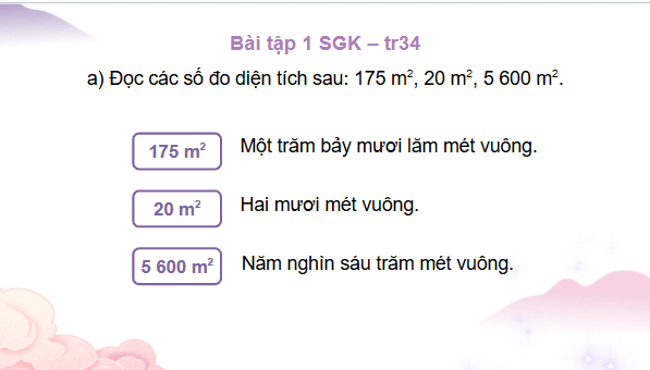 Giáo án điện tử Toán lớp 4 Bài 67: Mét vuông | PPT Toán lớp 4 Cánh diều