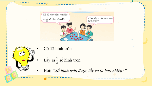 Giáo án điện tử Toán lớp 4 Bài 82: Tìm phân số của một số | PPT Toán lớp 4 Cánh diều