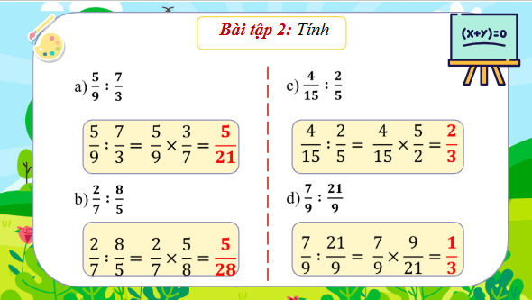 Giáo án điện tử Toán lớp 4 Bài 85: Luyện tập (trang 72, 73 Tập 2) | PPT Toán lớp 4 Cánh diều