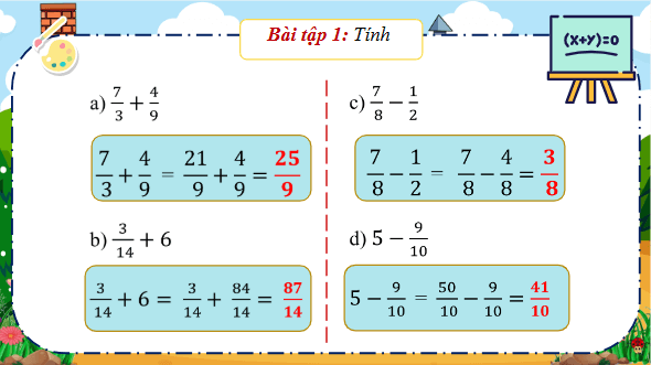 Giáo án điện tử Toán lớp 4 Bài 86: Luyện tập chung (trang 74, 75 Tập 2) | PPT Toán lớp 4 Cánh diều