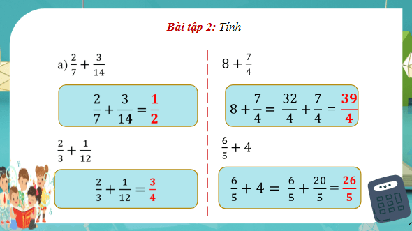 Giáo án điện tử Toán lớp 4 Bài 93: Ôn tập về phân số và các phép tính với phân số | PPT Toán lớp 4 Cánh diều