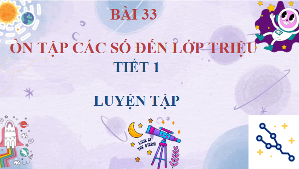 Giáo án điện tử Toán lớp 4 Bài 33: Ôn tập các số đến lớp triệu | PPT Toán lớp 4 Kết nối tri thức