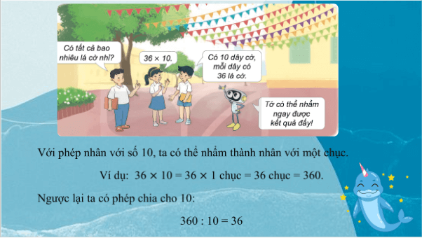 Giáo án điện tử Toán lớp 4 Bài 41: Nhân, chia với 10, 100, 1 000, ... | PPT Toán lớp 4 Kết nối tri thức