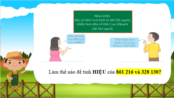 Giáo án điện tử Toán lớp 4 Bài 41: Phép trừ các số tự nhiên | PPT Toán lớp 4 Chân trời sáng tạo