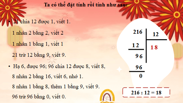 Giáo án điện tử Toán lớp 4 Bài 44: Chia cho số có hai chữ số | PPT Toán lớp 4 Kết nối tri thức