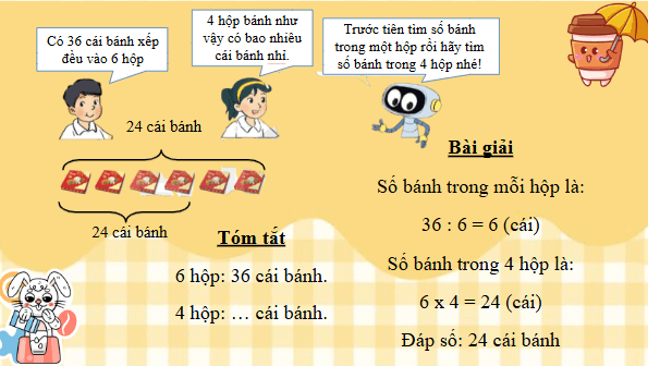 Giáo án điện tử Toán lớp 4 Bài 47: Bài toán liên quan đến rút về đơn vị | PPT Toán lớp 4 Kết nối tri thức