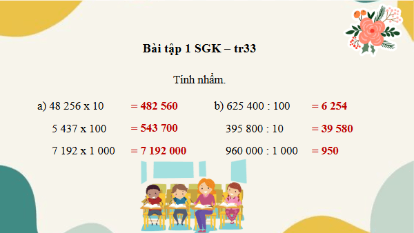 Giáo án điện tử Toán lớp 4 Bài 48: Luyện tập chung | PPT Toán lớp 4 Kết nối tri thức