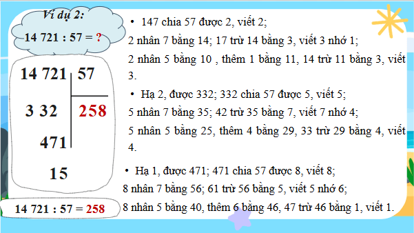 Giáo án điện tử Toán lớp 4 Bài 52: Chia cho số có hai chữ số | PPT Toán lớp 4 Chân trời sáng tạo