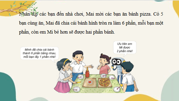 Giáo án điện tử Toán lớp 4 Bài 53: Khái niệm phân số | PPT Toán lớp 4 Kết nối tri thức