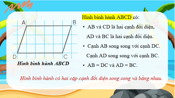 Giáo án điện tử Toán lớp 4 Bài 54: Hình bình hành | PPT Toán lớp 4 Chân trời sáng tạo