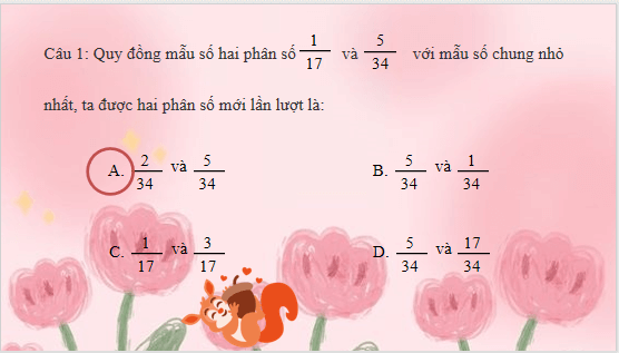 Giáo án điện tử Toán lớp 4 Bài 58: So sánh phân số | PPT Toán lớp 4 Kết nối tri thức