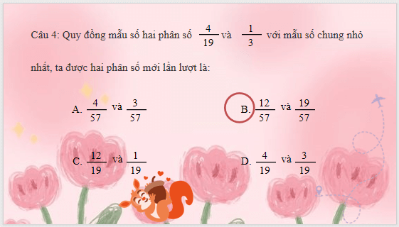 Giáo án điện tử Toán lớp 4 Bài 58: So sánh phân số | PPT Toán lớp 4 Kết nối tri thức