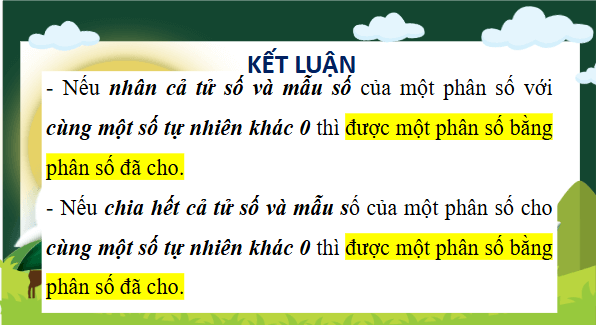 Giáo án điện tử Toán lớp 4 Bài 62: Phân số bằng nhau | PPT Toán lớp 4 Chân trời sáng tạo