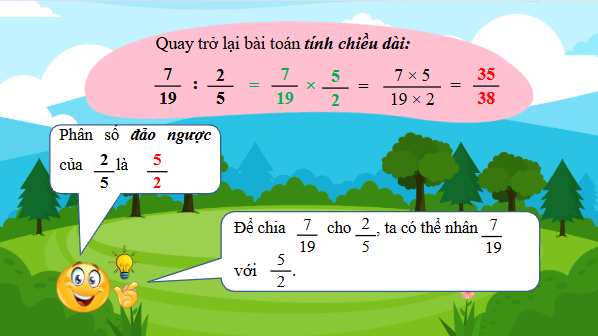Giáo án điện tử Toán lớp 4 Bài 64: Phép chia phân số | PPT Toán lớp 4 Kết nối tri thức