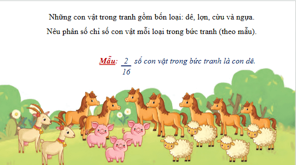 Giáo án điện tử Toán lớp 4 Bài 69: Ôn tập phân số | PPT Toán lớp 4 Kết nối tri thức
