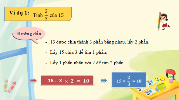 Giáo án điện tử Toán lớp 4 Bài 76: Tìm phân số của một số | PPT Toán lớp 4 Chân trời sáng tạo