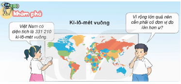 Giáo án Toán lớp 5 Bài 15: Ki-lô-mét vuông. Héc-ta | Kết nối tri thức (ảnh 1)