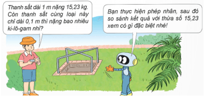 Giáo án Toán lớp 5 Bài 23: Nhân, chia số thập phân với 10; 100; 1000;... hoặc với 0,1; 0,01; 0,001; ... | Kết nối tri thức (ảnh 4)