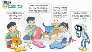 Giáo án Toán lớp 5 Bài 49: Hình khai triển của hình lập phương, hình hộp chữ nhật và hình trụ | Kết nối tri thức