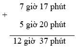 Giáo án Toán lớp 5 Bài 57: Cộng, trừ số đo thời gian | Kết nối tri thức