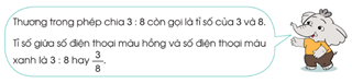 Giáo án Toán lớp 5 Bài 6: Giới thiệu về tỉ số | Cánh diều