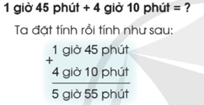 Giáo án Toán lớp 5 Bài 69: Cộng số đo thời gian. Trừ số đo thời gian | Cánh diều