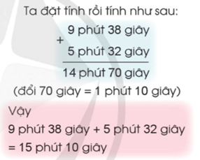 Giáo án Toán lớp 5 Bài 69: Cộng số đo thời gian. Trừ số đo thời gian | Cánh diều