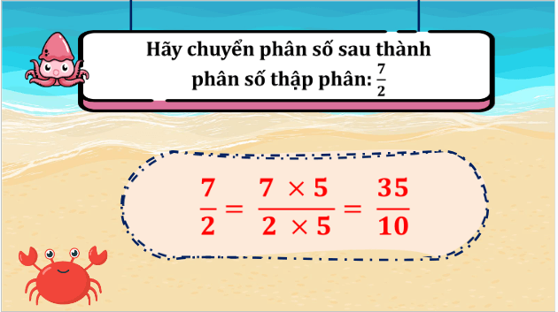 Giáo án điện tử Toán lớp 5 Bài 10: Khái niệm số thập phân | PPT Toán lớp 5 Kết nối tri thức