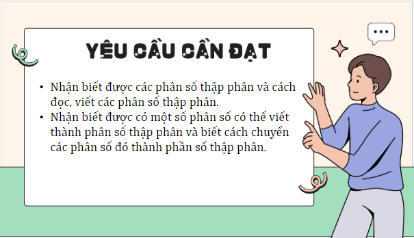 Giáo án điện tử Toán lớp 5 Bài 12: Phân số thập phân | PPT Toán lớp 5 Cánh diều