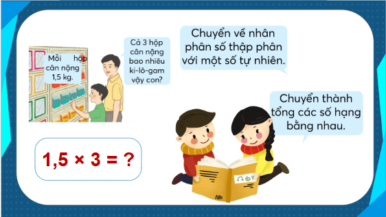 Giáo án điện tử Toán lớp 5 Bài 31: Nhân một số thập phân với một số tự nhiên | PPT Toán lớp 5 Chân trời sáng tạo