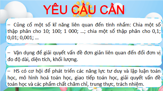 Giáo án điện tử Toán lớp 5 Bài 38: Em làm được những gì? | PPT Toán lớp 5 Chân trời sáng tạo