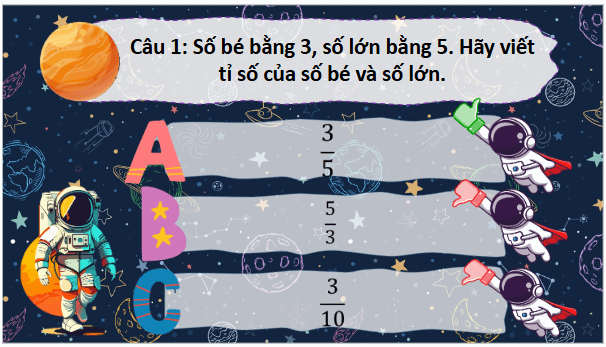 Giáo án điện tử Toán lớp 5 Bài 38: Tìm hai số khi biết tổng và tỉ số của hai số đó | PPT Toán lớp 5 Kết nối tri thức