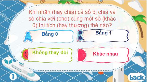 Giáo án điện tử Toán lớp 5 Bài 39: Chia một số tự nhiên cho một số thập phân | PPT Toán lớp 5 Chân trời sáng tạo