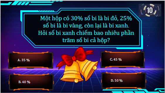 Giáo án điện tử Toán lớp 5 Bài 41: Tìm giá trị phần trăm của một số | PPT Toán lớp 5 Kết nối tri thức