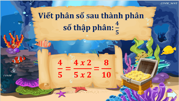 Giáo án điện tử Toán lớp 5 Bài 5: Ôn tập các phép tính với phân số | PPT Toán lớp 5 Kết nối tri thức