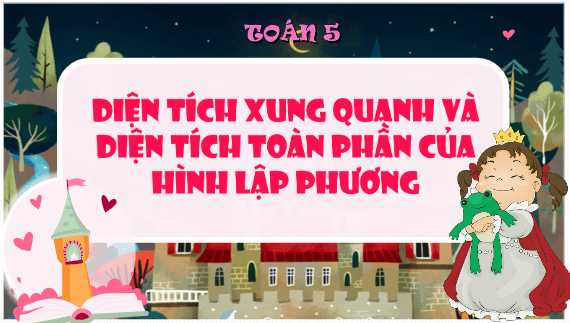 Giáo án điện tử Toán lớp 5 Bài 51: Diện tích xung quanh và diện tích toàn phần của hình lập phương | PPT Toán lớp 5 Kết nối tri thức