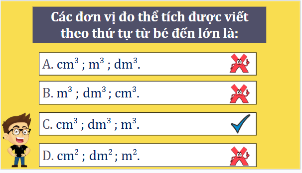 Giáo án điện tử Toán lớp 5 Bài 52: Thể tích của hình hộp chữ nhật | PPT Toán lớp 5 Kết nối tri thức