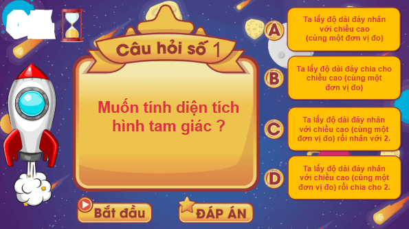 Giáo án điện tử Toán lớp 5 Bài 53: Diện tích hình thang | PPT Toán lớp 5 Cánh diều