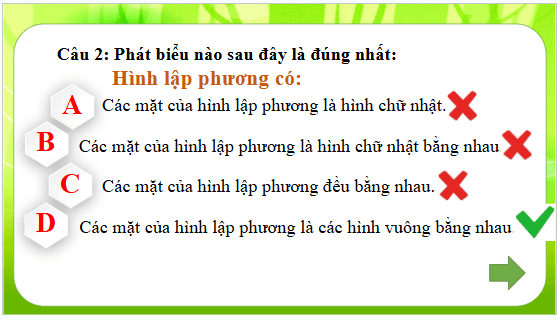 Giáo án điện tử Toán lớp 5 Bài 53: Thể tích của hình lập phương | PPT Toán lớp 5 Kết nối tri thức