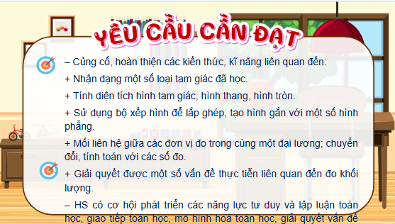 Giáo án điện tử Toán lớp 5 Bài 54: Ôn tập hình học và đo lường | PPT Toán lớp 5 Chân trời sáng tạo