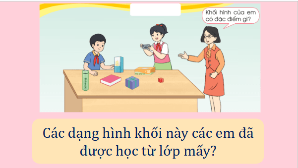 Giáo án điện tử Toán lớp 5 Bài 58: Hình hộp chữ nhật. Hình lập phương. Hình trụ | PPT Toán lớp 5 Cánh diều