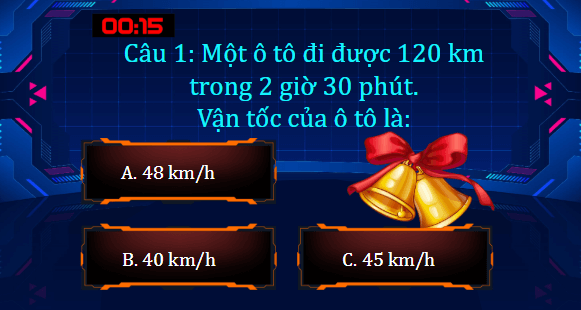 Giáo án điện tử Toán lớp 5 Bài 60: Quãng đường, thời gian của một chuyển động đều | PPT Toán lớp 5 Kết nối tri thức