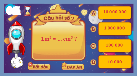 Giáo án điện tử Toán lớp 5 Bài 65: Thể tích hình hộp chữ nhật, hình lập phương | PPT Toán lớp 5 Cánh diều