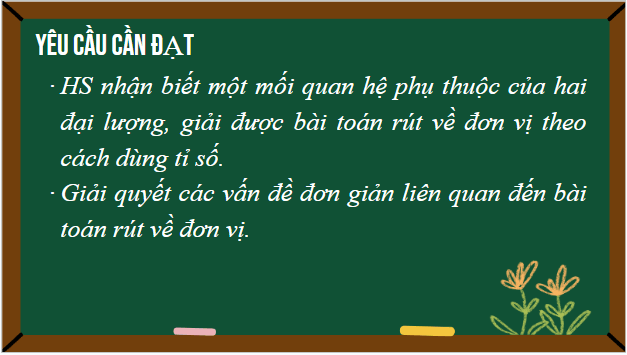 Giáo án điện tử Toán lớp 5 Giáo án điện tử Toán lớp 5 Bài 8: Ôn tập và bổ sung bài toán liên quan đến rút về đơn vị | PPT Toán lớp 5 Chân trời sáng tạo