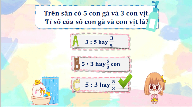 Giáo án điện tử Toán lớp 5 Bài 8: Tìm hai số khi biết hiệu và tỉ số của hai số đó | PPT Toán lớp 5 Cánh diều