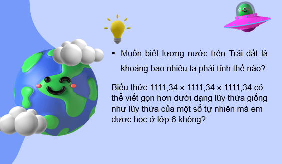 Giáo án điện tử Toán 7 Bài 3: Lũy thừa với số mũ tự nhiên của một số hữu tỉ | PPT Toán 7 Kết nối tri thức