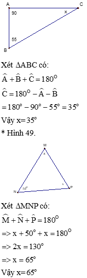 Giáo án Toán 7 Bài 1: Tổng ba góc của một tam giác (tiết 1) mới nhất