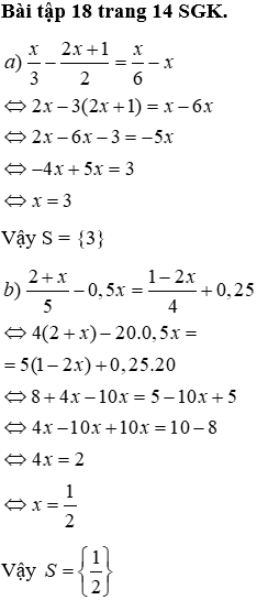 Giáo án Toán 8 Bài 3: Phương trình đưa được về dạng ax + b = 0 mới nhất